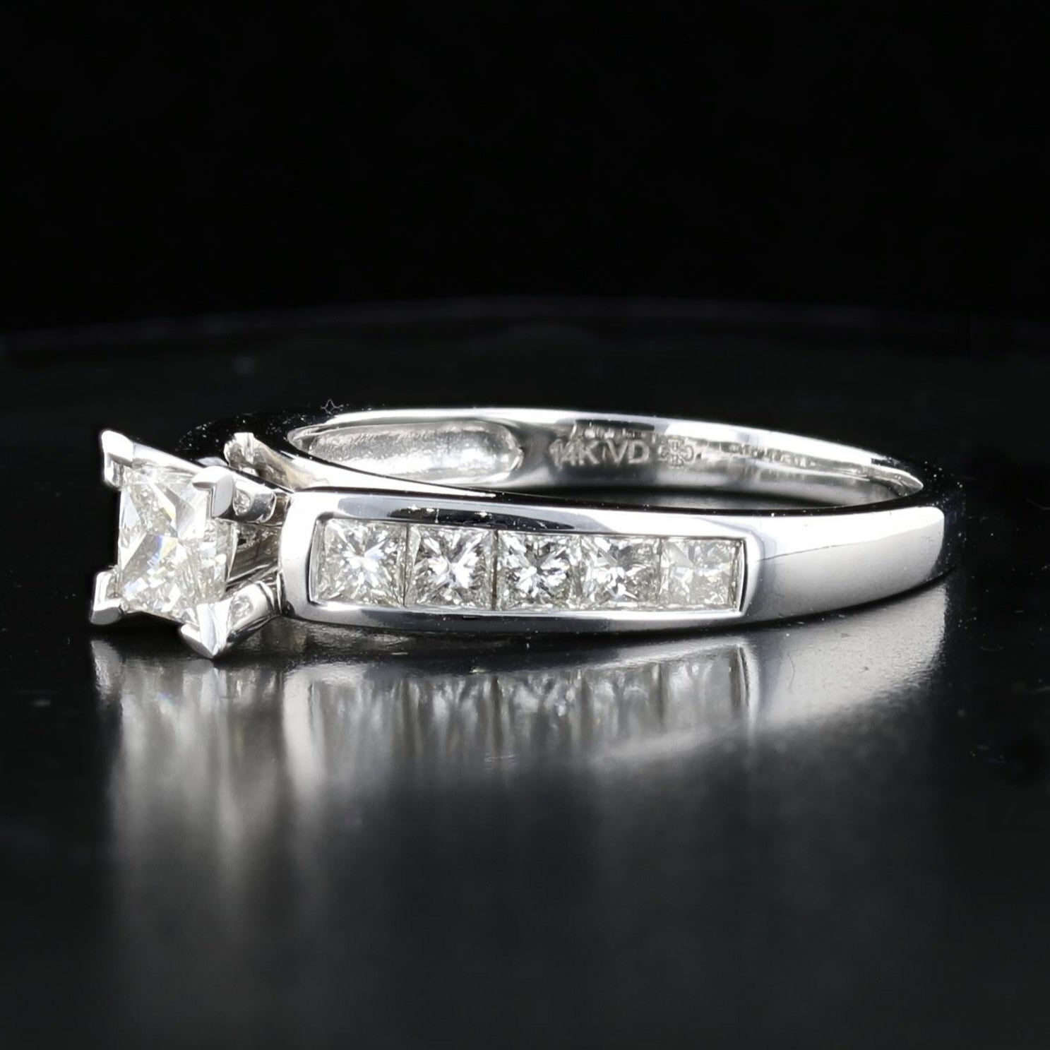 Diamond Ring White Gold - David's Antiques & Jewelry