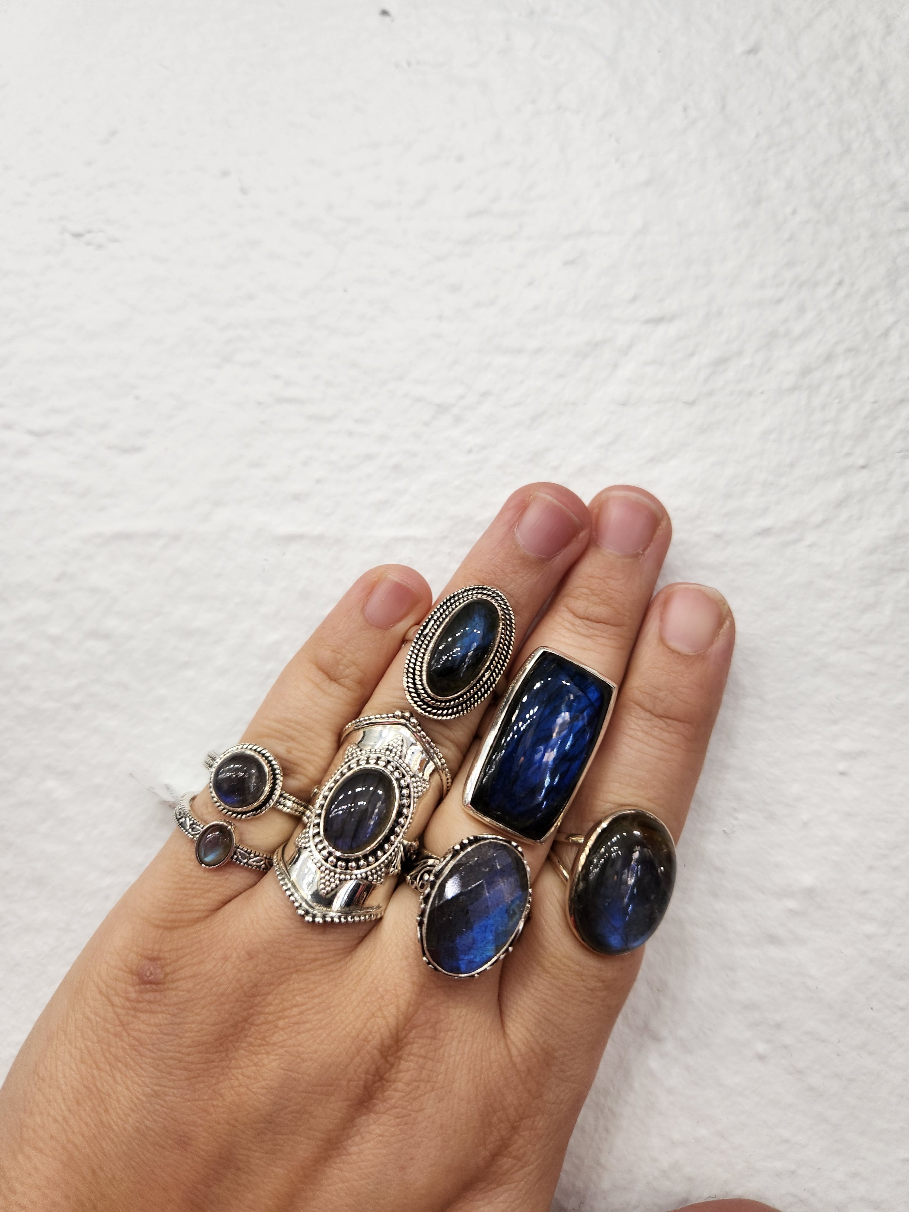 Labradorite Ring Selection - CONTACT US FOR CURRENT STOCK - David's Antiques & Jewelry