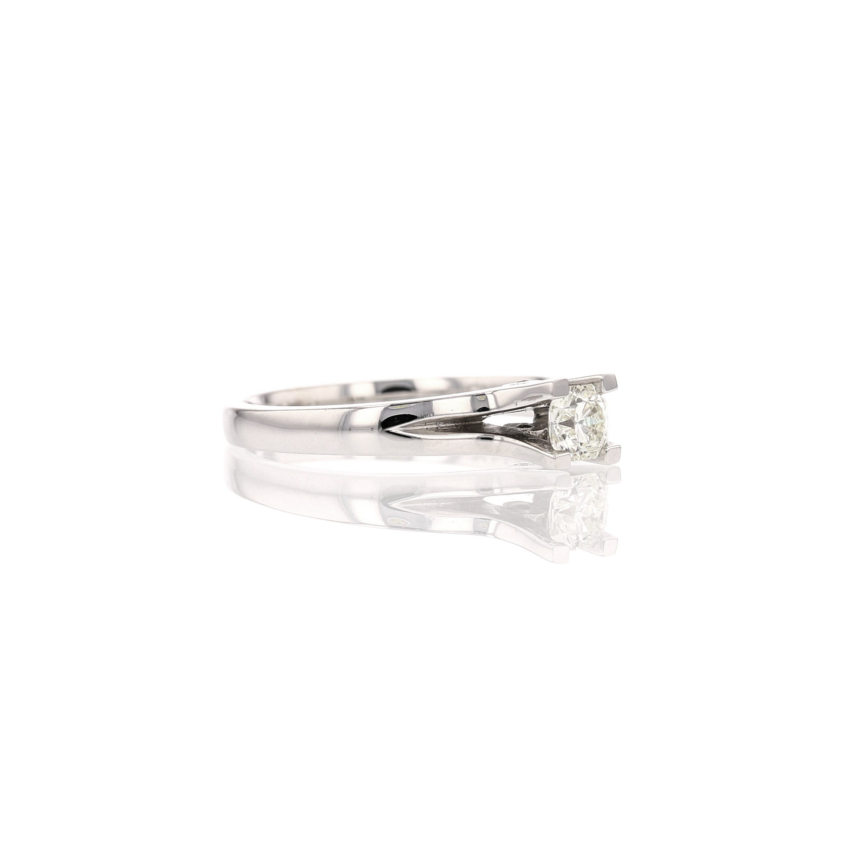 14K White Gold Diamond Engagement/Bridal Ring - David's Antiques & Jewelry