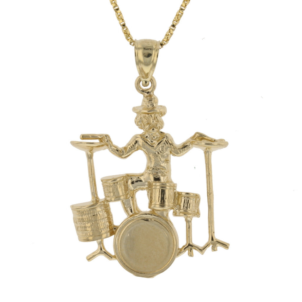 Drummer Pendant - David's Antiques & Jewelry