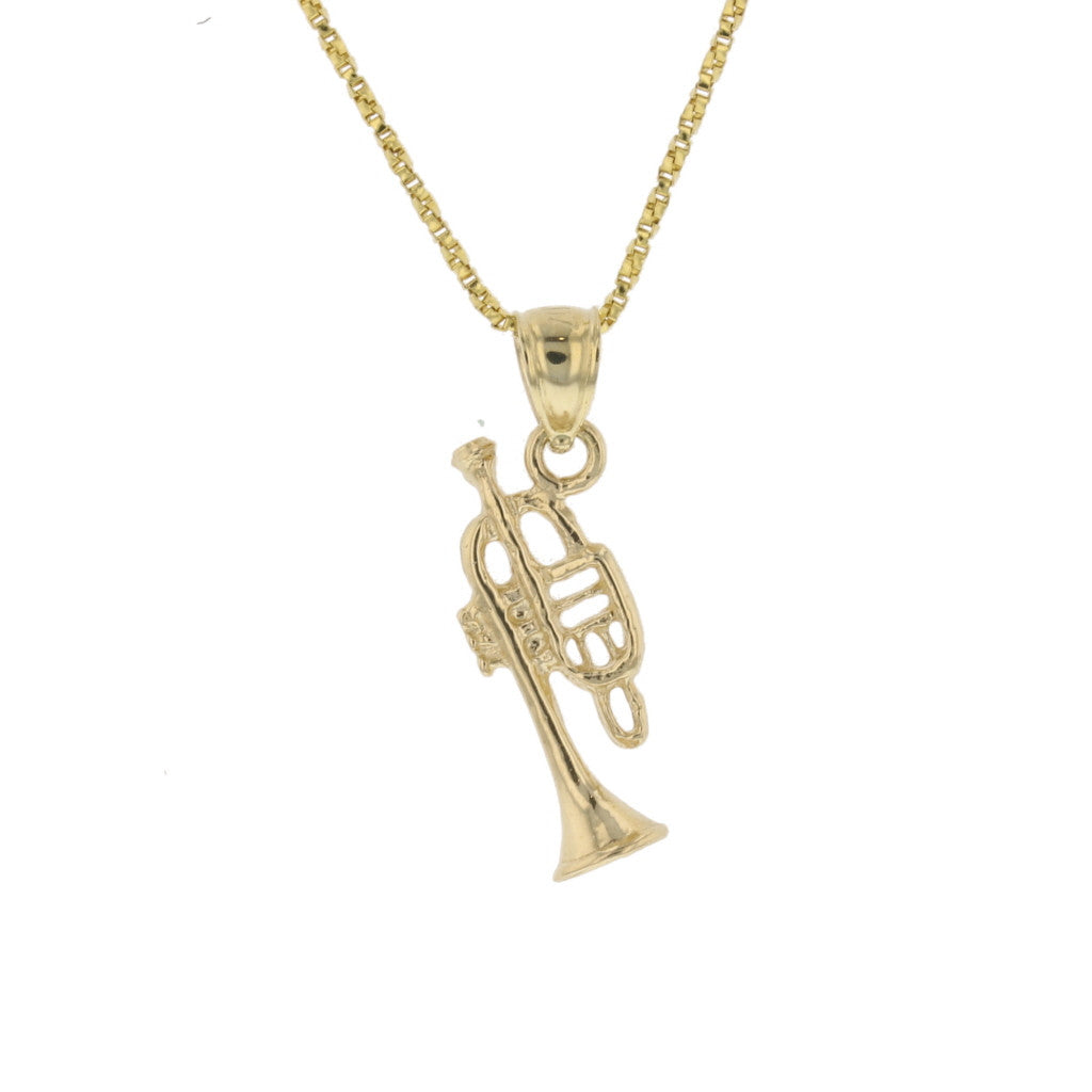 SM 3D Trumpet Pendant - David's Antiques & Jewelry