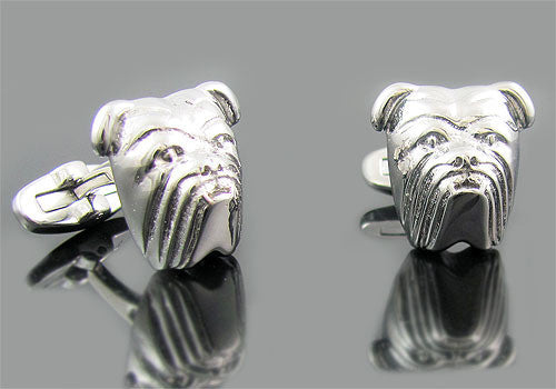 Bull Dog Cufflinks - David's Antiques & Jewelry