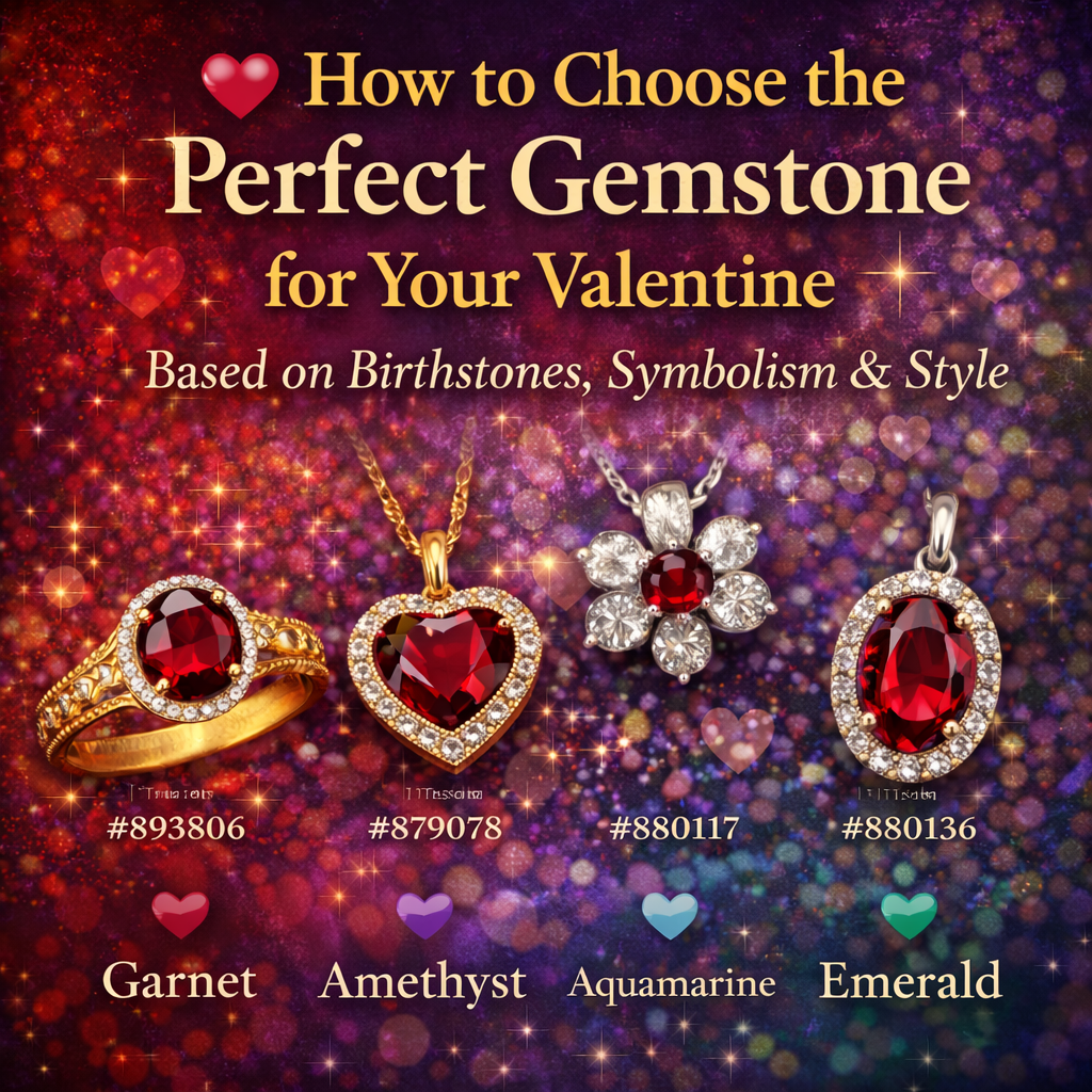 How to Choose the Perfect Gemstone for Your Valentine — Based on Birthstones, Symbolism & Style