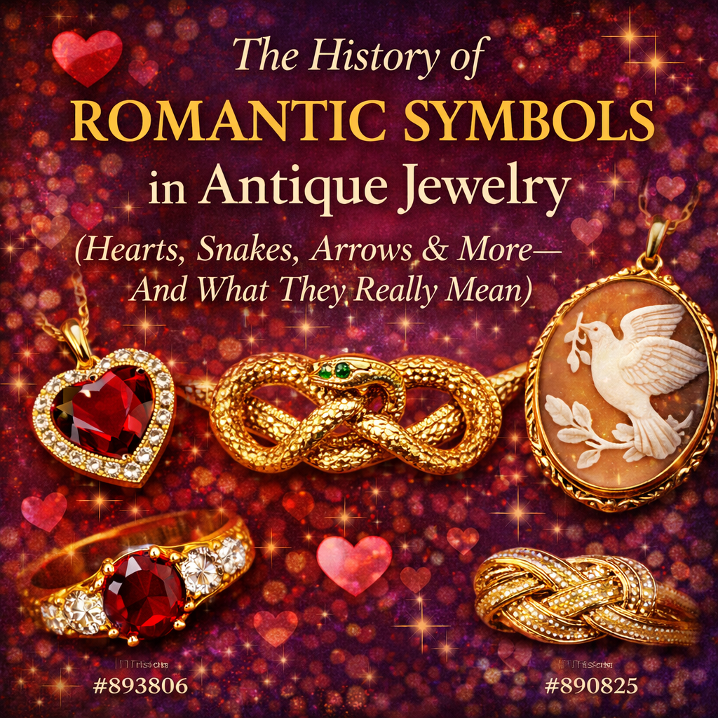 The History of Romantic Symbols in Antique Jewelry