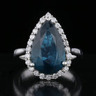 Kyanite, Diamond Ring - David's Antiques & Jewelry