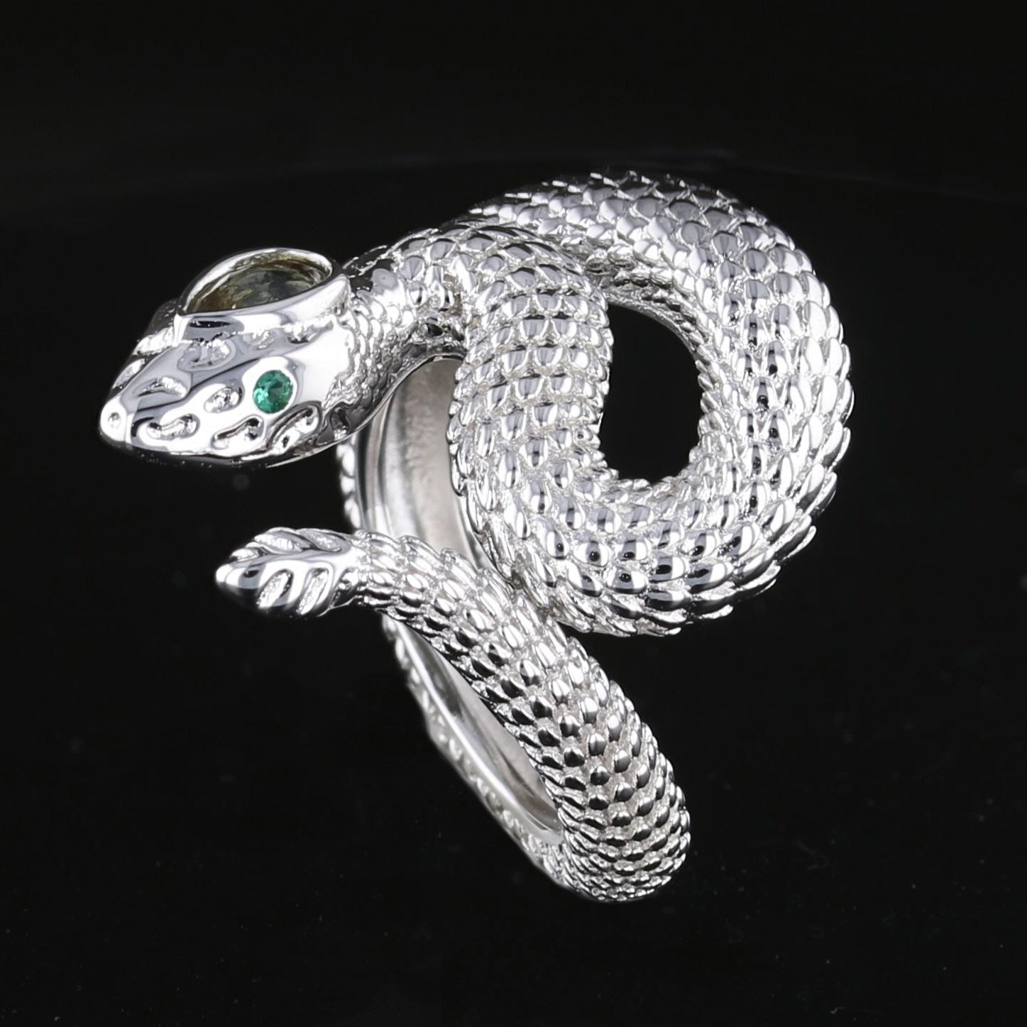 VooDooStone Snake Ring - David's Antiques & Jewelry