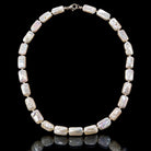 Vintage Baroque Box Pearl Necklace, 18 Inch, Hand-Knotted 893998 — main view