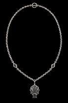 Vintage Mignon Faget Sterling Silver Shell Necklace 894630 — main view