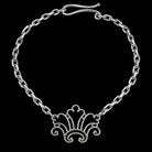 Vintage Mignon Faget Sterling Silver Crown Necklace 894753 — main view