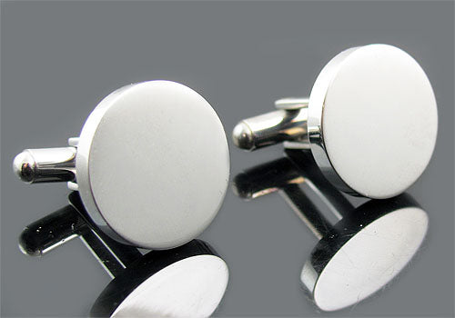 Contemporary Round Cufflinks - David's Antiques & Jewelry