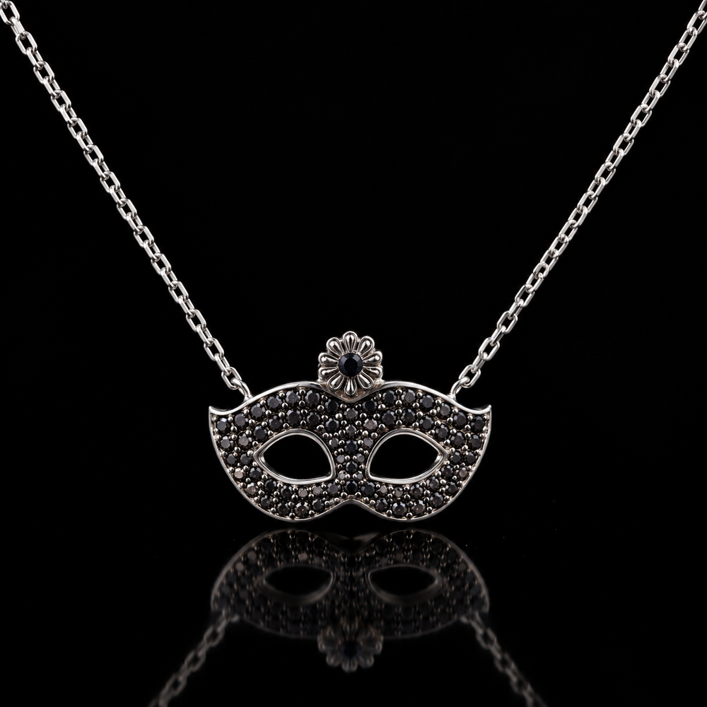 MardiGras Mask Necklace