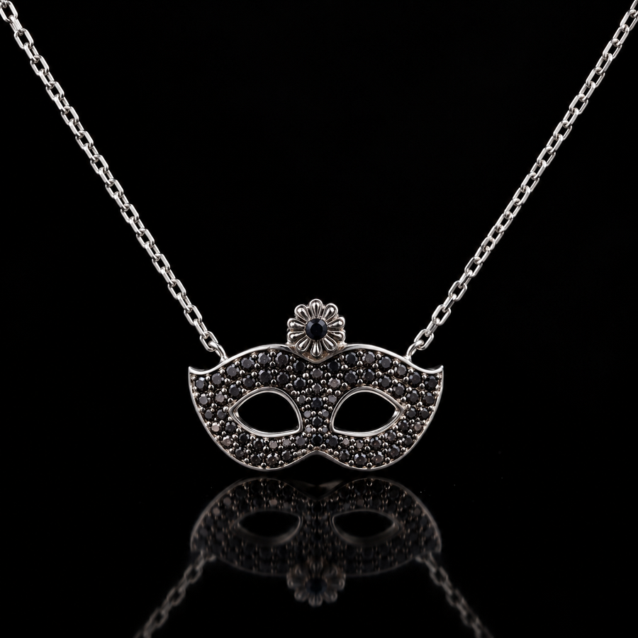 MardiGras Mask Necklace