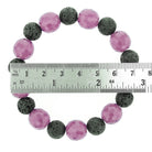 VooDooStone and Lava stone Beaded Bracelet - Life Symbol - David's Antiques & Jewelry