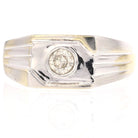 Men's Solitaire Diamond Ring - David's Antiques & Jewelry