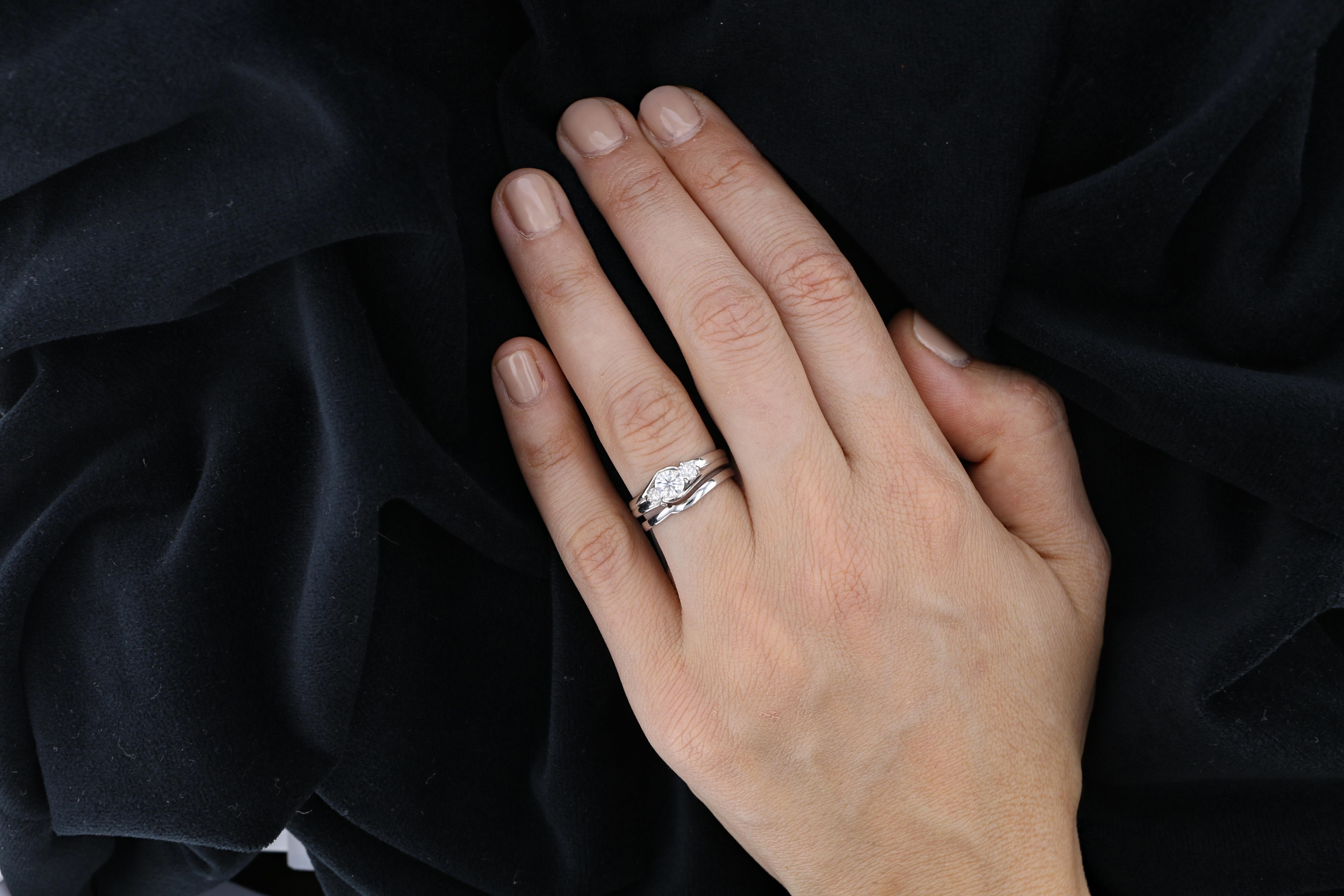 14K White Gold Diamond Engagement/Bridal Ring - David's Antiques & Jewelry