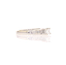 14K White Gold Diamond Princess cut Engagement/Bridal Ring - David's Antiques & Jewelry