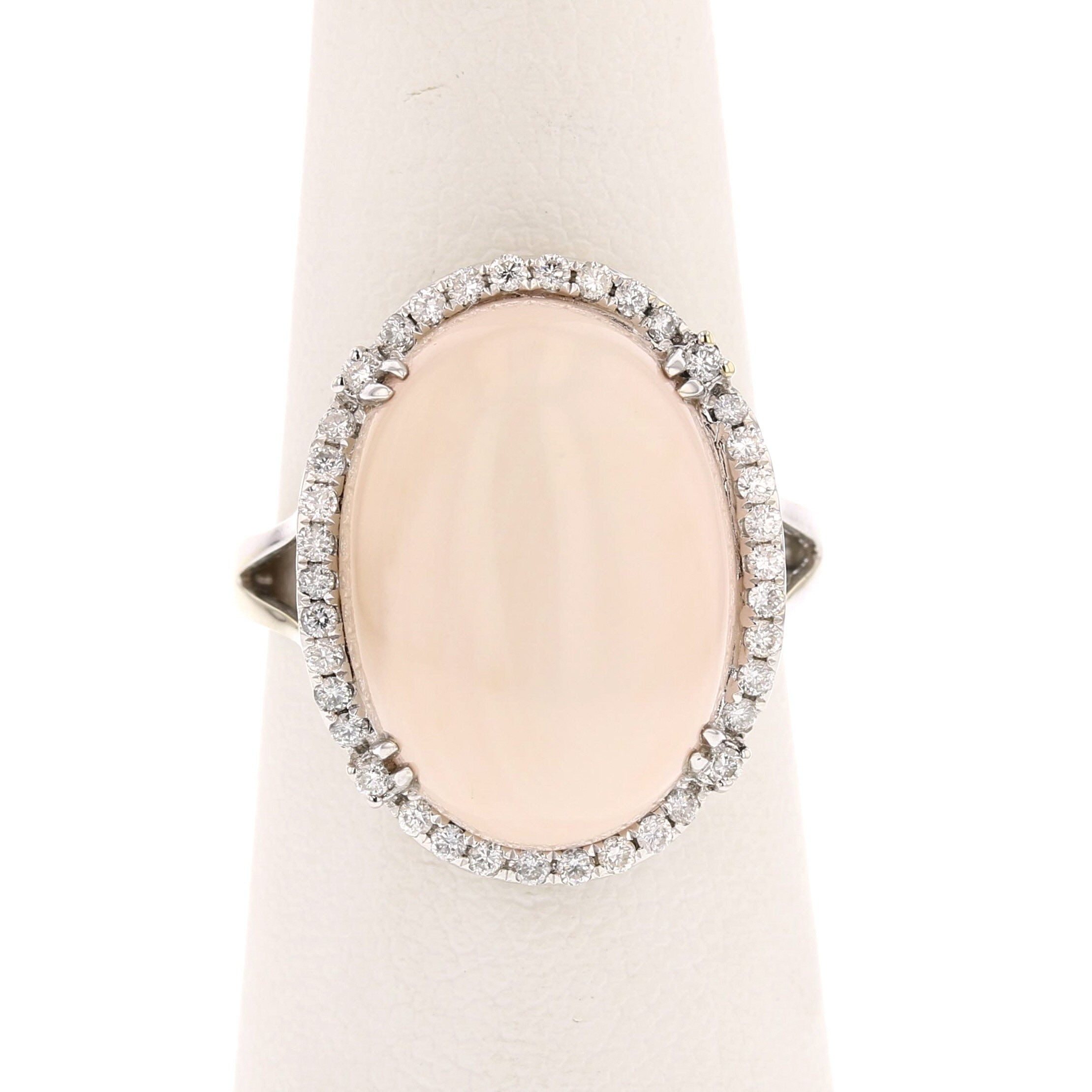 Angel Skin Coral Ring - David's Antiques & Jewelry