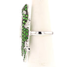 Handmade Lizard Tsavorite Diamonds Gold Ring - David's Antiques & Jewelry