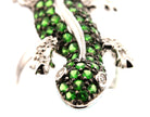 Handmade Lizard Tsavorite Diamonds Gold Ring - David's Antiques & Jewelry