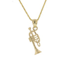 SM 3D Trumpet Pendant - David's Antiques & Jewelry