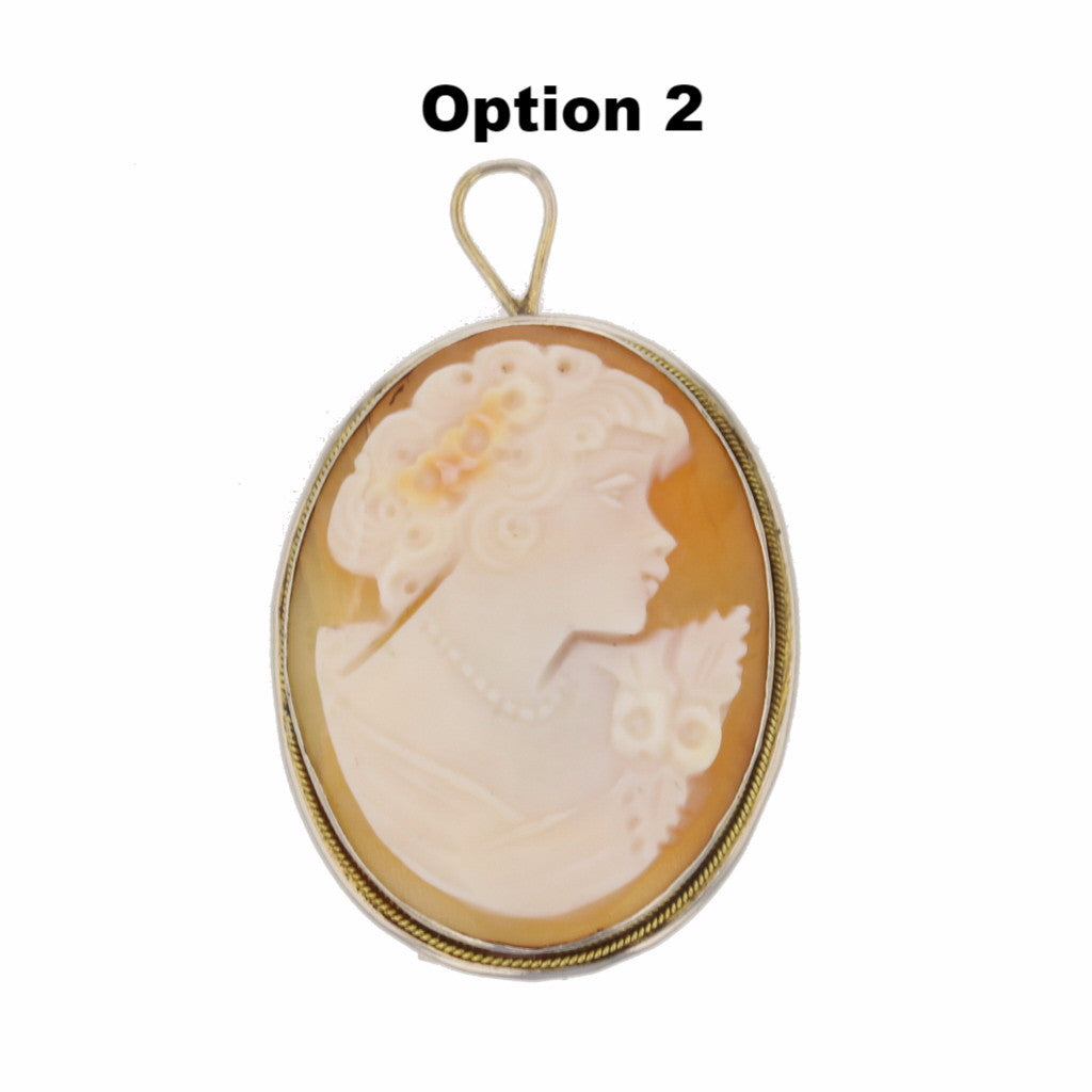 Sterling Silver 1920's Cameo - David's Antiques & Jewelry