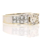 Diamond Ring and Band in 14K White Gold - David's Antiques & Jewelry