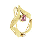 Tourmaline, Diamond Brooch - David's Antiques & Jewelry