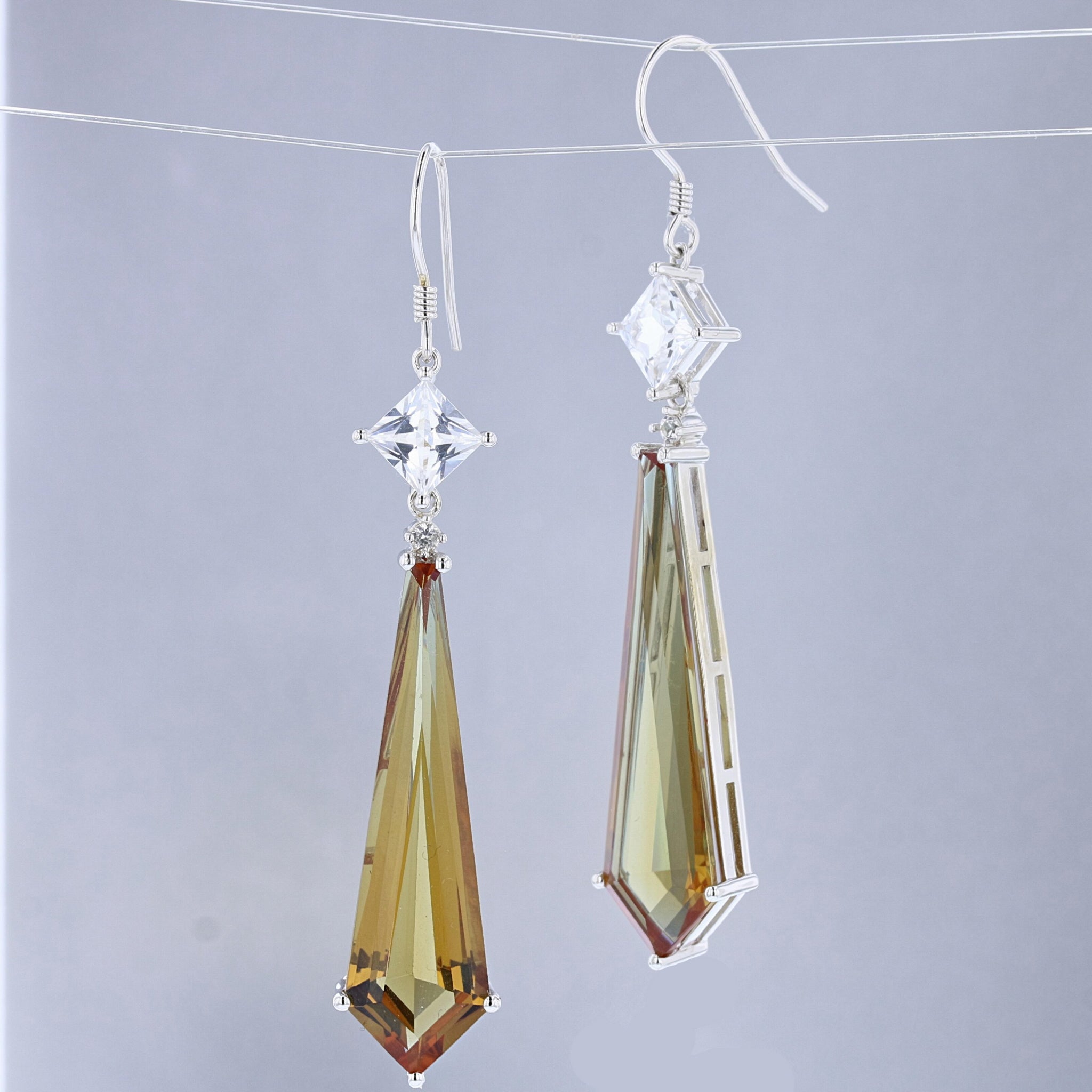 VooDooStone Show Stoppers -  Sterling Silver Earrings - David's Antiques & Jewelry