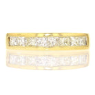 18K Yellow Gold Diamond Princess Cut Ring 0.80 ct - David's Antiques & Jewelry