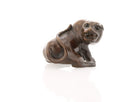 Vintage Carved Ironwood Lioness Netsuke - David's Antiques & Jewelry